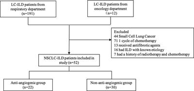 Anti-Angiogenic Drugs Inhibit Interstitial Lung Disease Progression in Patients With Advanced Non-Small Cell Lung Cancer
